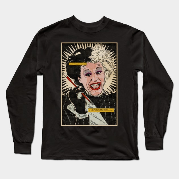 cruella de vil Long Sleeve T-Shirt by pulporosa